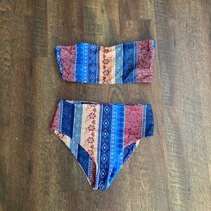 SHEIN bandeau bikini